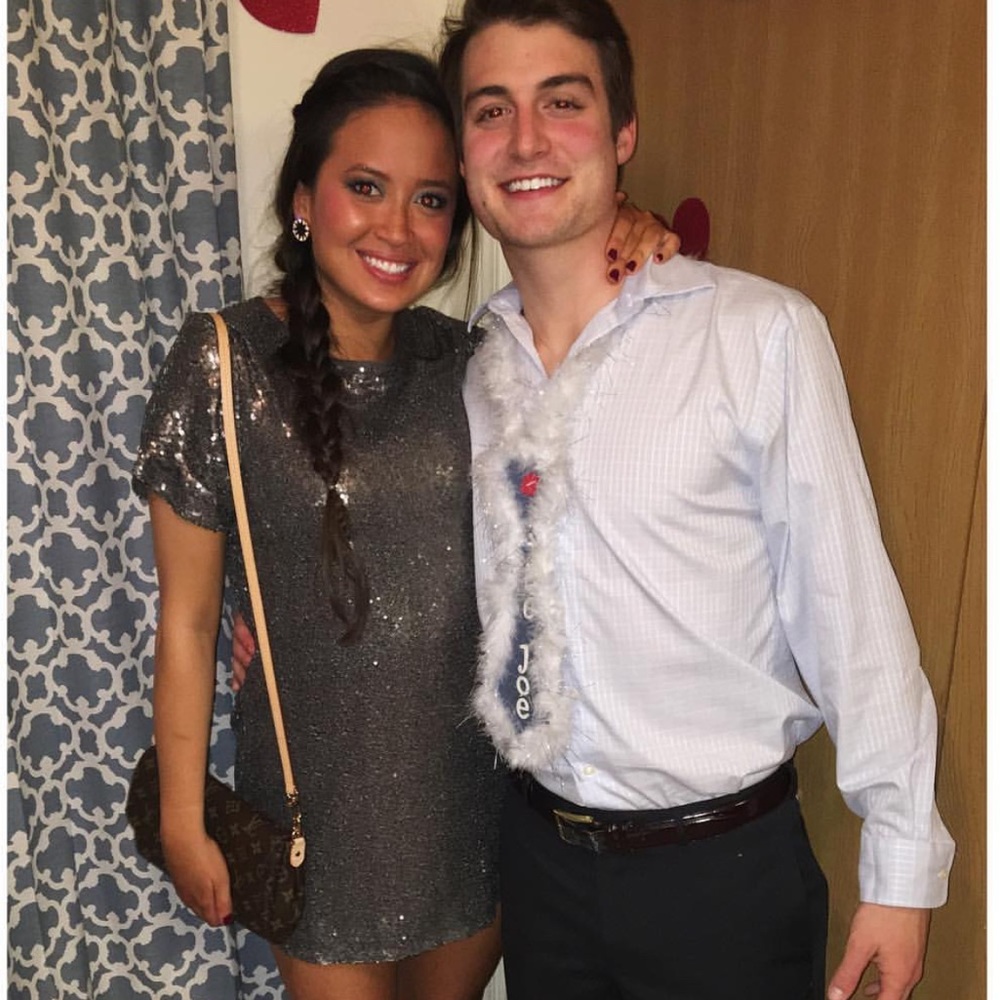 Gray Sequin Shift Dress